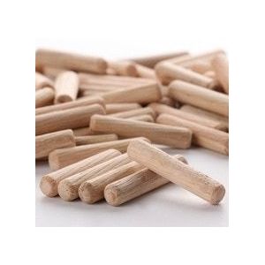 100pcs 8mm Houten Pluggen Kast Lade Ronde Gecanneleerd Hout Ambacht Paspennen Hengels Set Meubelen Montage houten pluggen pin