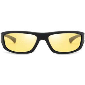Geel Lense Night Vision Rijden Bril Mannen Gepolariseerde Rijden Zonnebril Polaroid Goggles Verminder Glare