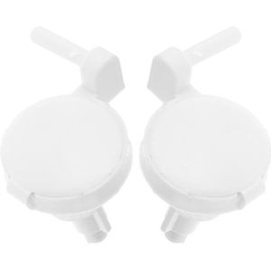 2 stuks Plastic Toiletbril Schroeven Bevestigingen Fit Toiletbrillen Scharnieren Reparatie Tools