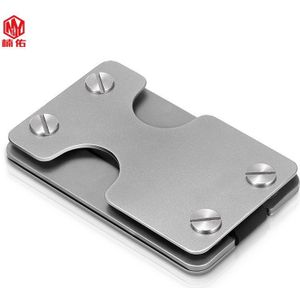1Pc Edc Multitool 2 In 1 Aluminium Kaart Pakket Tas Rfid Onderscheppen Card Case Carbon Fiber Kaarthouder smart Key Holder