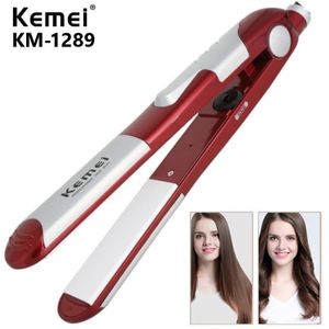Kemei Elektrische Stijltang Curler KM-1289 Haar Styler Rechte Elektrische Haar Ijzer Keramische Anion Haarverzorging