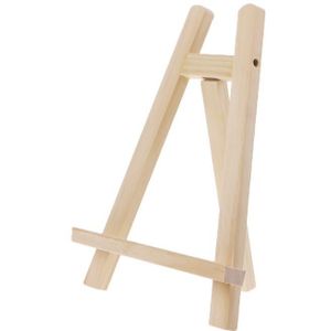 Mini Artist Houten Ezel Hout Stand Display Houder Voor Party Decoratie 15*20cm Triange Schildersezel