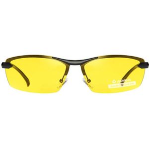 Night Vision Bril Mannen Auto Rijden Zonnebril Dames UV400 Geel Lens Anti-Glare Oculos De Sol Mannen/vrouwen Bril
