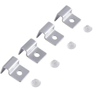 6/8/10/12Mm Aquarium Glas Aquarium Vaste Cover Clip Clamp Bracket Houder Lamp Filter vat Ondersteuning Houder Rvs