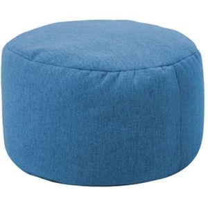 Zachte Katoen Hennep Kleine Ronde Luie Zitzak Sofa Cover Voetsteun Kruk Poef Poef Kids Knuffel Opbergtas Zonder filler