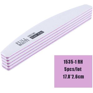 5Pcs Nail File Schuurpapier Buffer Blok 100/180 Professionele Manicure Gereedschap Set Vingernagel Slijpen Polijsten Accessoires NL1535