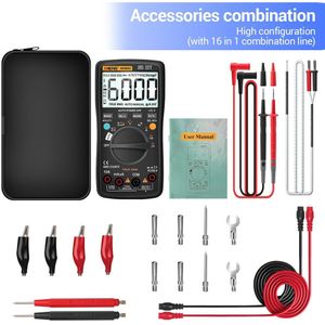 An9002 Bluetooth Digitale Multimeter Professionele 6000 Count Multimeter Ac / Dc Rms Multimeter Auto Range Stroom Spanning Tester