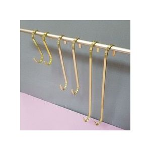 Haak Kleerhanger Deur Muur Haak Woondecoratie Accessoires Lange S Haak Kleding Winkel Golden Flat Hanger Display Plank