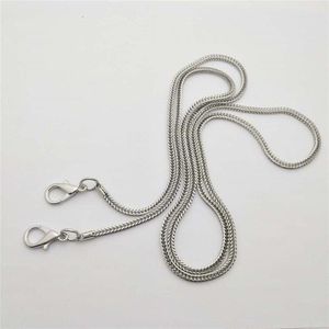 Meetee 1Pc/5Pcs 113Cm 4Mm Breedte Metalen Ketting Tas Vervanging Kettingen Schouderriem Sanp Gesp diy Hardware Accessoires BF409