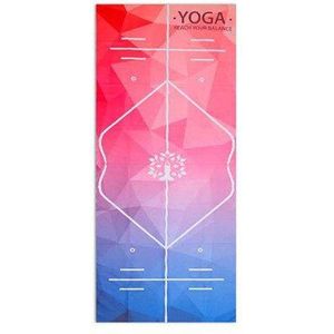 Gedrukt Yoga Mat Handdoek Microfiber Absorbsweat Yoga Handdoek Silicagel Antislip Goodgrip 183*65 Cm Yoga Deken pilates Mat Cover