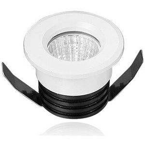 MINI COB Downlight Wit/Zwart/Goud/Zilver body 3W 110 ~ 240V Ressessed LED Spot licht Voor binnenverlichting