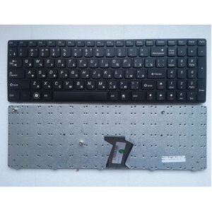 Gzeele Ru Laptop Toetsenbord Voor Lenovo B590 V570 Z570 Z575 B570A B570G B575 B575A B580 25013347 Met Zwart Frame Ru