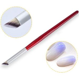 Shellhard 1pc Nail Art Puntjes Pen Gradiënt Duizelig Borstel Houten Handvat Schilderij Nail Art Tekening Pen Voor Manicure Tool