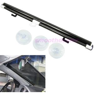 Auto Styling Zwart 58X125Cm Auto Auto Window Roll Blind Zonnescherm Voorruit Zonnescherm Visor