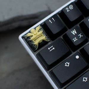 1 Pc Handgemaakte Hars Keycap Voor Mx Schakelaars Mechanische Toetsenbord Individualiteit Shishi Keycap