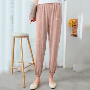 Vrouwen Thuis Broek Leggings Pyjama Losse Pyjama Effen Kleur Broek Zacht En Comfortabel Huidvriendelijke Thuis Broek R5