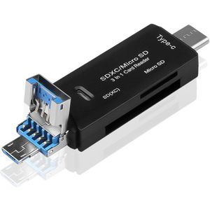 USB Adapter SD Kaartlezer USB 3.0 OTG Micro USB Type C Kaartlezer Voor Micro SD TF USB Type -C OTG Adapter