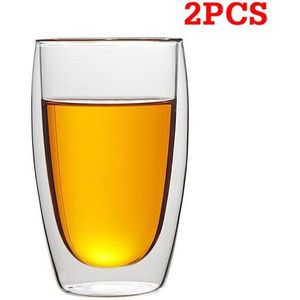 250/350/450 Ml Glas Wijn Cup Melk Koffie Dubbele Laag Isolatie Water Glazen Beker Mok Drinkware Whiskey glas Vasos De Vidrio