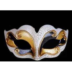 Retro Gemaskerd Bal Masker Cover De Eye Crack Venetië Masker Verjaardag Dans Prom Party Voor Kinderen