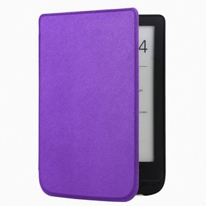 Slanke E-Book Lederen Beschermhoes Voor Pocketbook 616/627/632 Touch Hd 3 Touch Lux 4 Basic Lux 2 Ereader beschermhoes
