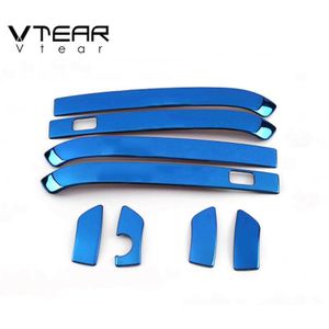 Vtear Voor Geely Coolray Exterieur Deurgreep Cover Auto Deur Kom Chroom Styling Frame Trim Lichaam Decoratie Accessoires Onderdelen