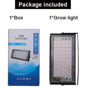 Borbede Led Grow Light Plant Licht 50W Volledige Spectrum Voor Greenhouse Vegetable Bloem Indoor Planten Groeien Licht