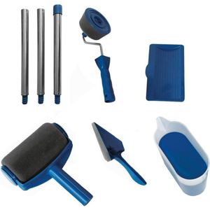 5/8Pcs Verf Roller Multifunctionele Huishoudelijke Gebruik Muur Decoratieve Verf Roller Borstel Tool Schilderij Borstels Set