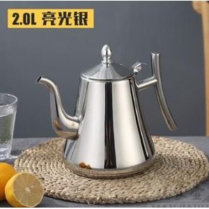1.0L/1.5L/2.0L Goud Theepot Met Zetgroep Rvs Waterkoker Thee Pot Polish Duurzaam Koffie Koude water Pot