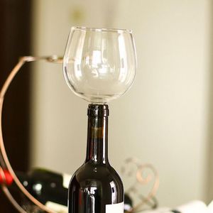 260Ml Rode Wijn Champagne Glas Cup Met Siliconen Afdichting Drinken Direct Van Fles Crystal Bril Cocktail Mok