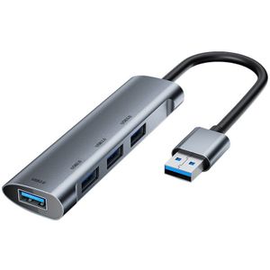 4 In 1 Type-Een Hub, om 4-Port Usb Splitter USB3.0 X 1 En USB2.0 X 3 Docking Station Voor Pc Laptop