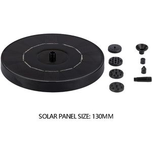 Mini Solar Fontein Pomp Waterpomp Voor Garden Pool Vijver Watering Drijvende Pomp Solar Tuin Fonteinen Watervallen Vogelbad