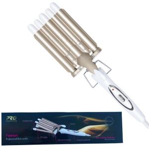 hair curler Wand Fast Heating Curling Iron Ceramic five Barrels Waver Tools with LCD Temperature for Women Salon Hair Crimper