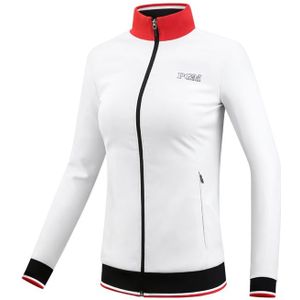 Pgm Golf Lady Lange Mouwen Jas Vrouwen Herfst Winter Sport Kleding Warme Comfortabele Stand-Up Kraag Slim Modieuze Veelzijdige