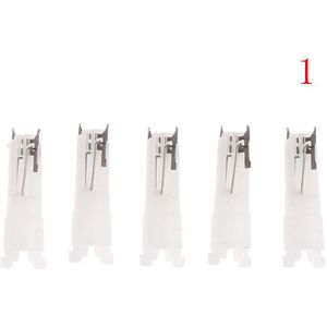 22Mm 5Pcs Neus Trimmer Hoofden Neus Haar Snijder Vervanging Hoofd 3-In-1 Scheerapparaat Black & wit