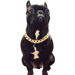 Mode Hond Keten Halsband Huisdier Accessoires Teddy Bulldogs Bully Veiligheid Halsbanden Keten Hond Sieraden Ketting Dierbenodigdheden