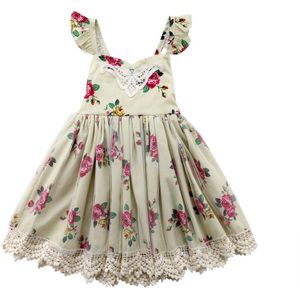 Pudcoco Meisje Jurk Bloem Meisje Jurk Baby Lace Tulle Pageant Party Dress Outfits Zonnejurk Kleding