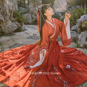 Oude Kostuum Vrouwen Vintage Borduurwerk Jin Dynasty Fee Hanfu Chinese Folk Dans Jurk Elegante Prinses Festival Outsuits