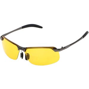 Foratuo Auto Driver Goggles Uv-bescherming Brillen Nachtzicht Zonnebril Gepolariseerde Zonnebril Auto Styling UV400 Rijden Bril