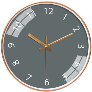 [12 Inch 30Cm] Woonkamer Slaapkamer Moderne Eenvoudige Creatieve Mode Effen Kleur Klok Mute Quartz Klok Muur horloge