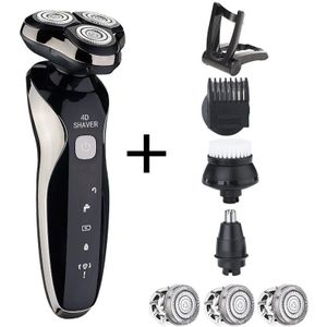 Heren Scheerapparaat Elektrisch Scheerapparaat Voor Mannen Machine Scheren Tondeuse Machine Multifunctionele 4 In 1 Scheermes Usb Opladen Epilator