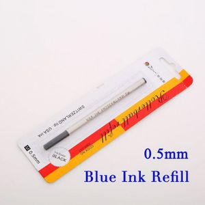 Picasso Pimio Zwitserland Tip Rollerball Refill 0.5Mm 0.7Mm Schroef Type Roller Pen Vullingen Zwarte Inkt Blauwe Vulling 5 Stks/partij