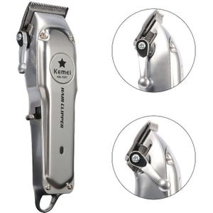 Kemei-1996 Kapper Oplaadbare Tondeuse Alle Metalen Elektrische Tondeuse Professionele Baard Trimmer Kapsel Machine 1997