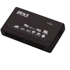 Alle In Een 1 Usb 2.0 Kaartlezer Sd Xd Mmc Ms Duo Cf Card Sdhc Tf Microsd M2 Otg adapter Kaart Schrijver Voor Computer Laptop Pc