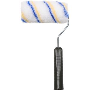 1 Pc Praktische Multifunctionele Roller Borstel Plastic Handvat Blauw Geel Kamer Penselen Muur Verf Set Home Decoratie Gereedschappen