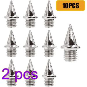 10 Pcs Spoor Spikes Schoenen Spike Vervangingen Roestvrij Staal Pin 1/4 "Lengte Voor Track Sprint Cross Country evenementen