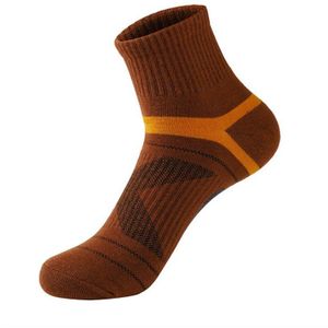 Mannen Compressie Sokken Mannen Merino Wol Zwart Enkel Katoenen Sokken Professionele Basketbal Sport Ademende Sok Voor Mannen