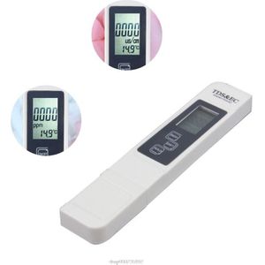 2 In 1 Tds Waterkwaliteit Tester Ec Zuiverheid Water Meter Digitale Voor Drinkwater Aquarium Aquarium Handheld Draagbare detectie