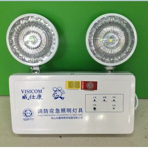 Wei Shi Kang Nationale Standaard Brand Noodverlichting Led Double Headed Batterij Nood Huishouden Open Gemonteerd Licht