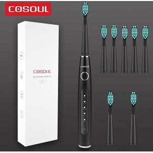 Professionele Sonic Elektrische Tandenborstel Oplaadbare Waterdicht Tandenborstel 11 Heads 5 Modi Beschermen Tanden