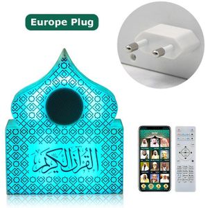 Telawah Oceaan Koran Speaker Moslim Azan App Draadloze Bluetooth Kleurrijke Lamp Afstandsbediening Koran Speaker Display Klok Alarm
